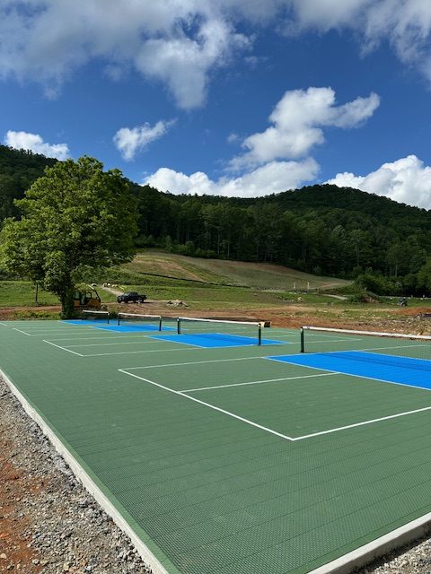 Multi-court pickleball installation Southeast Recreational NC