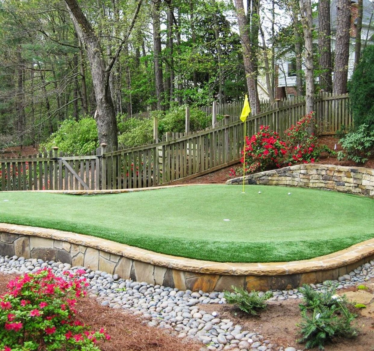 Tour Greens putting green installation Huntersville NC